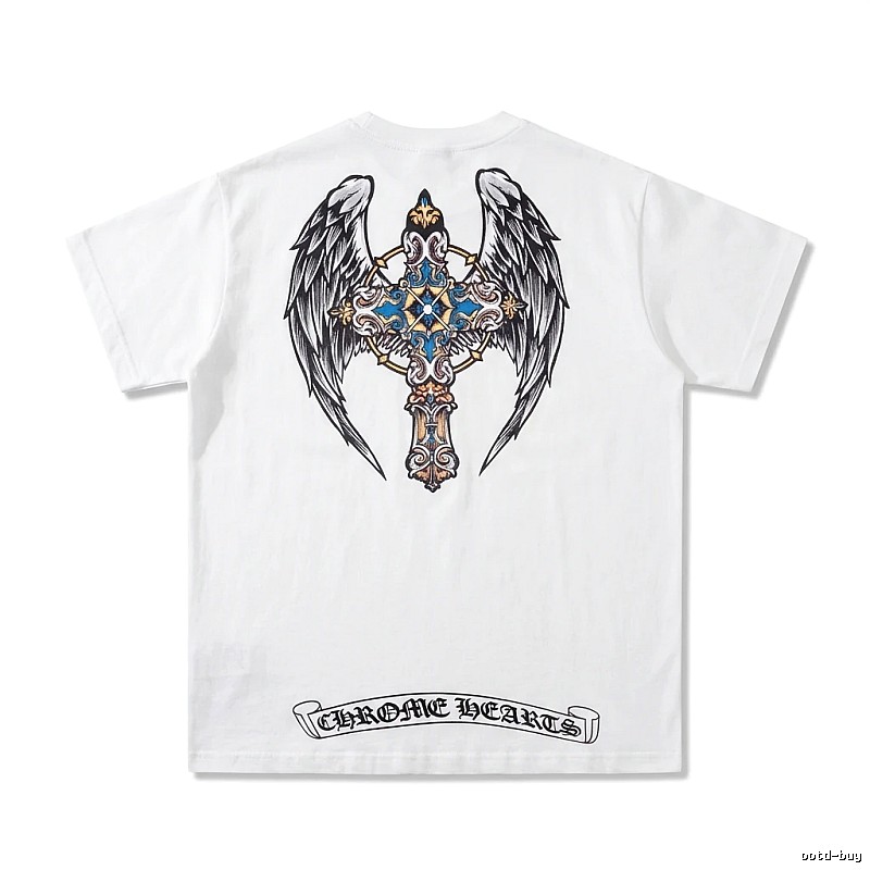 Chrome Hearts Angel Cross White T-shirt