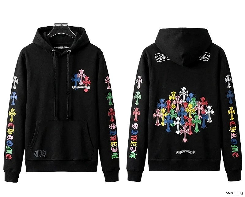 Chrome Hearts Colorful Cross Hoodie