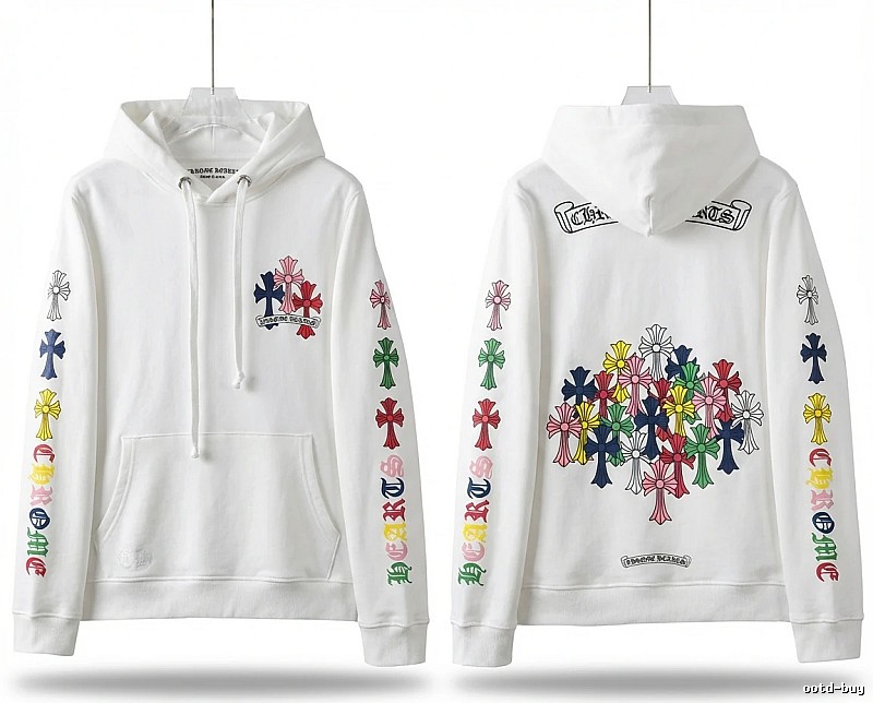 Chrome Hearts Colorful Cross Hoodie