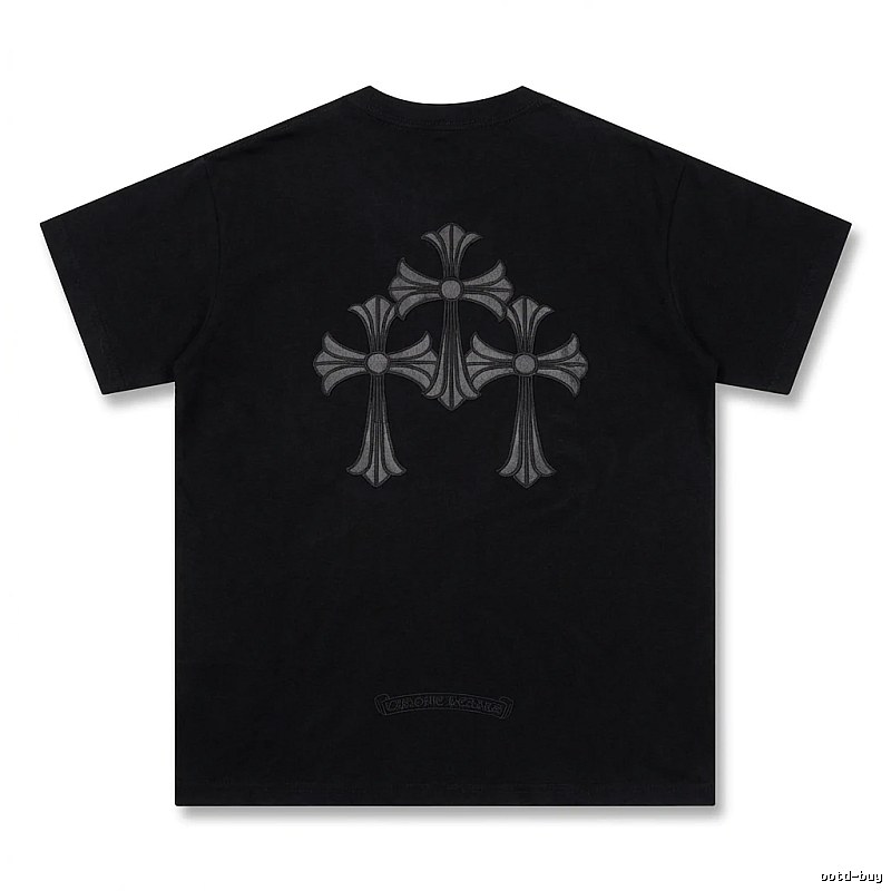 Chrome Hearts Cross Print Black T-shirt
