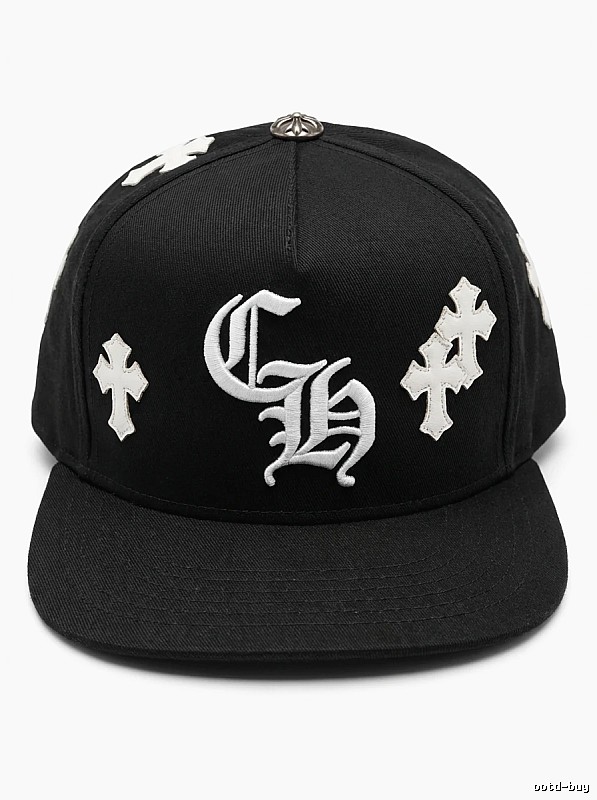 Chrome Hearts Cross Streetwear Black Hat
