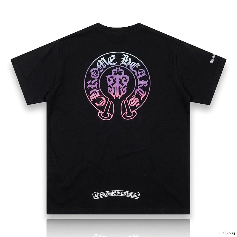 Chrome Hearts Dark Trendy Cool Black T-shirt