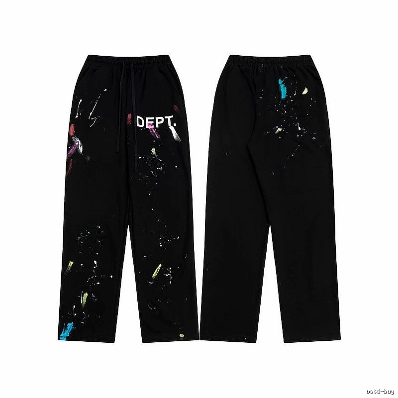 Chrome Hearts Premium Style Graphic sweatpants Black Printed Graphics for Resort Outfits