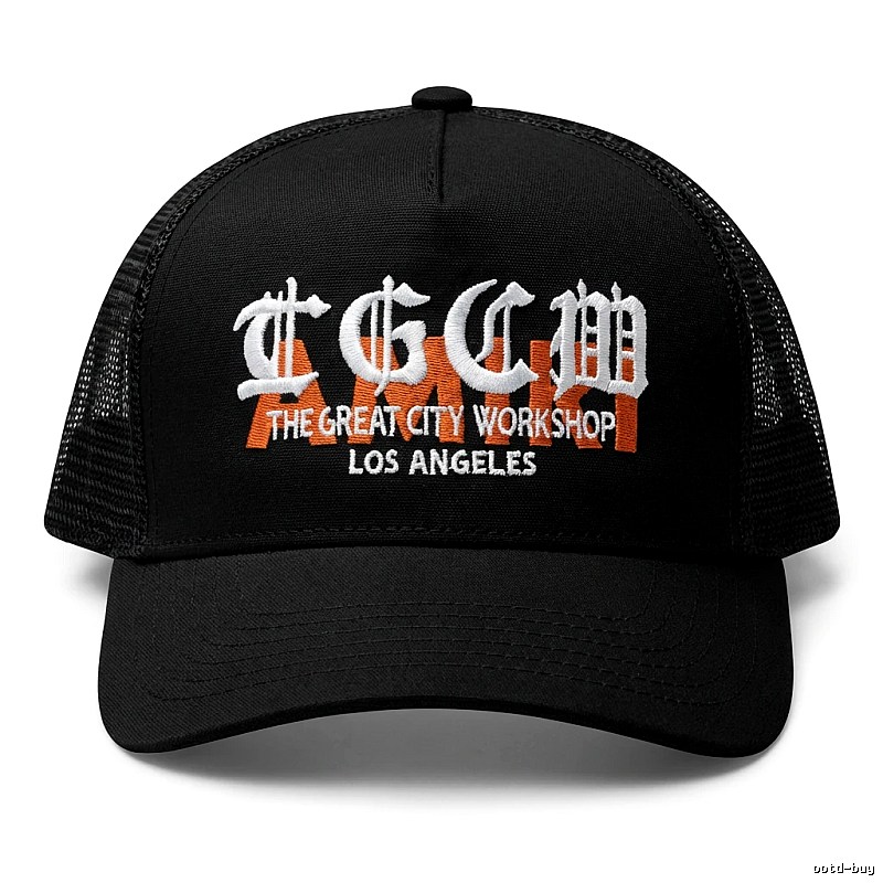 Chrome Hearts retro-style black hat