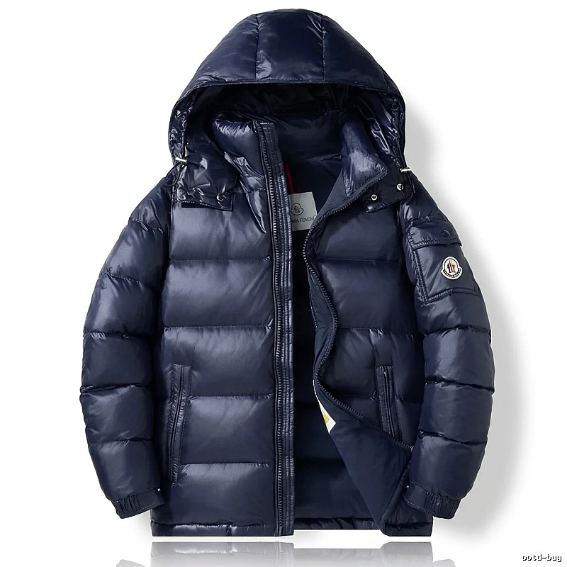 Classic Moncler Fashionable Navy Blue Down Jacket