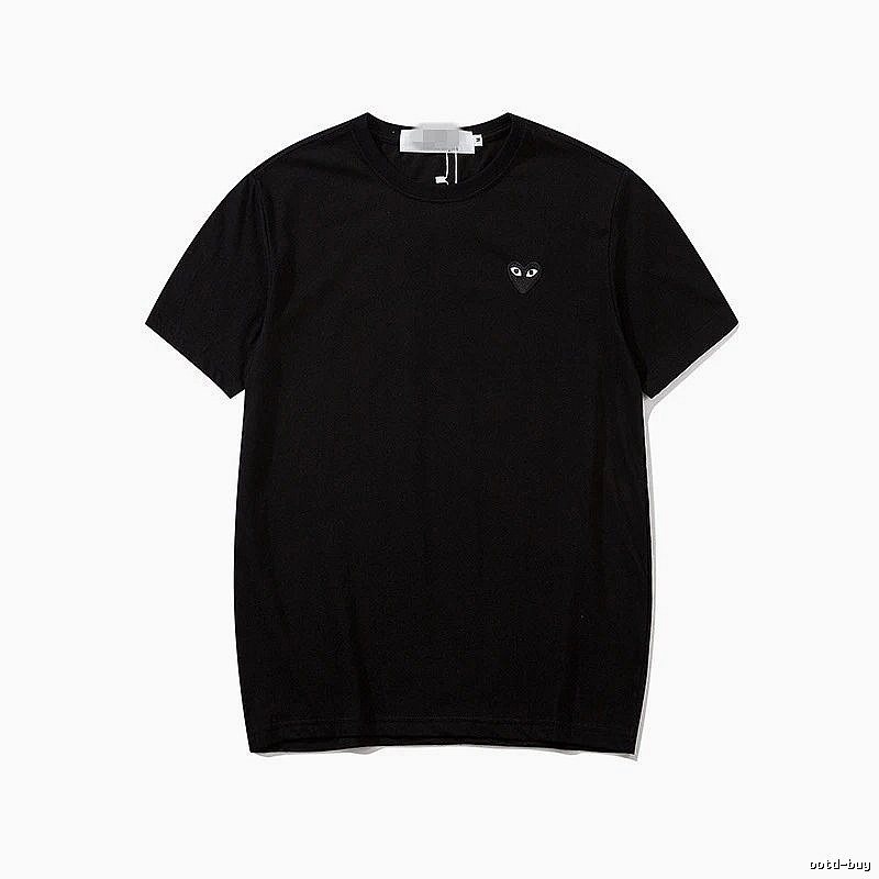 Comme des Garcons PLAY 2021-95 Black Style 2195 Heart Logo T-Shirt Everyday Rotation