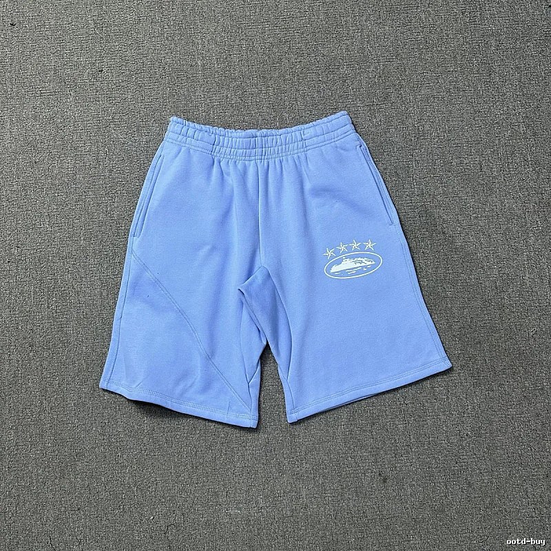 Corteiz casual light blue shorts