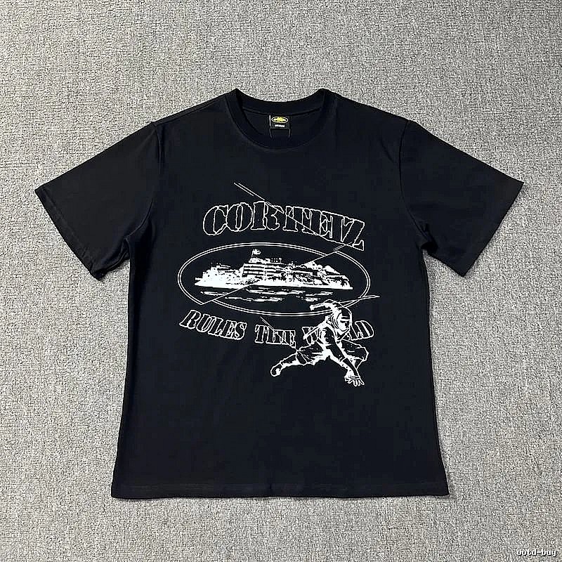 Corteiz Lightweight Logo T-shirt Black Corteiz for Trend Styling