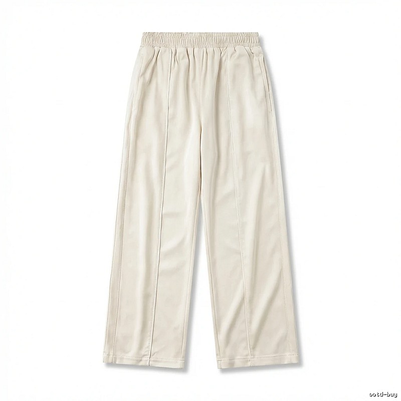 Corteiz minimalist style off-white wide-leg pants