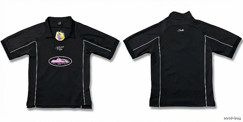 Corteiz sporty black short sleeves