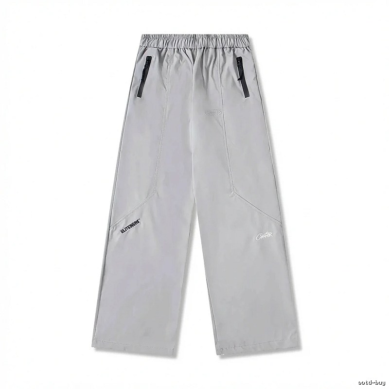 Corteiz Workwear Style Light Grey Trousers