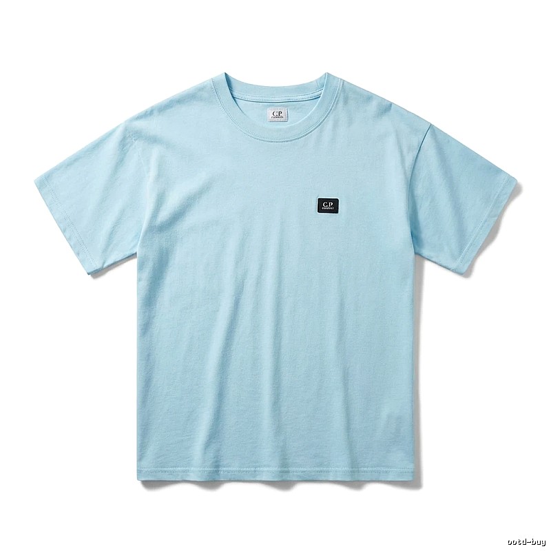 C.P. basic simple style light blue T-shirt
