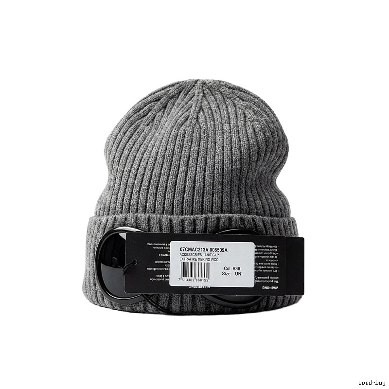 C.P. Knitted Simple Style Grey Hat