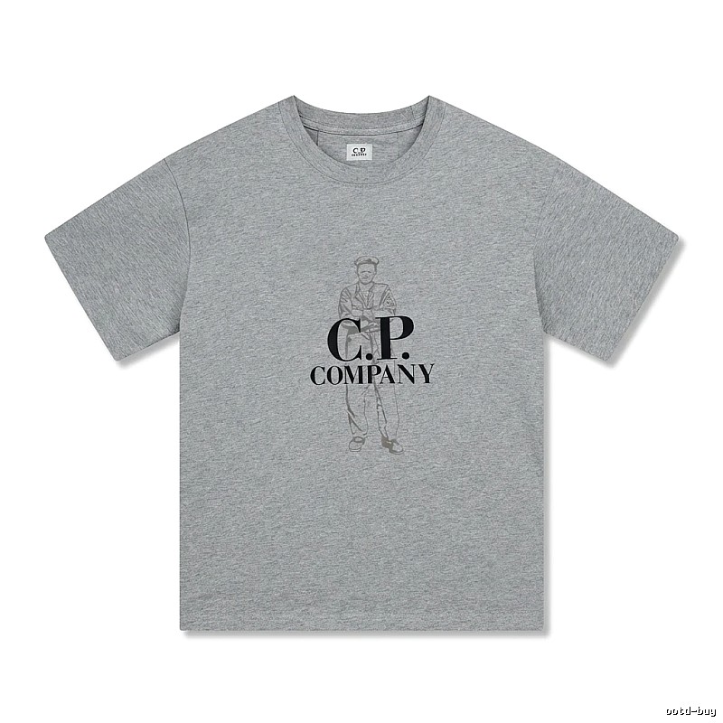 C.P. Retro Style Gray T-shirt