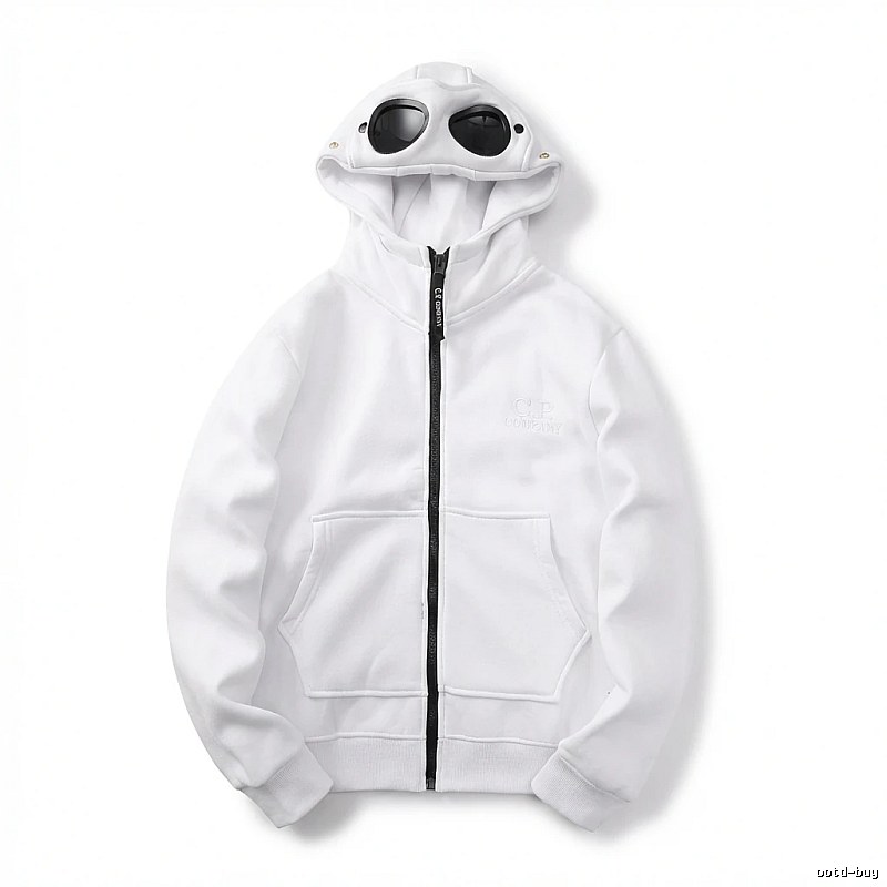 C.P. White Trendy and Cool Style Hoodie