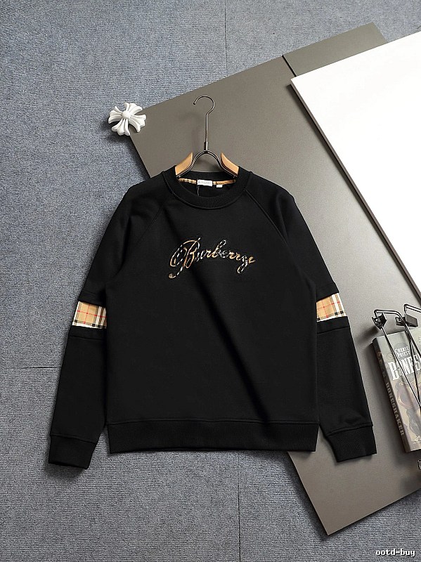 Daily Wear Burberry Sweatshirt Hooded Style