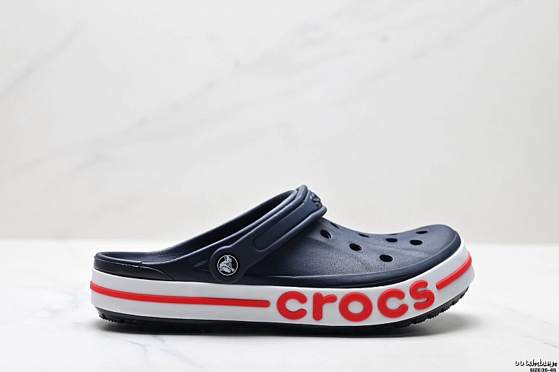 Deep blue of the trendy Crocs clogs