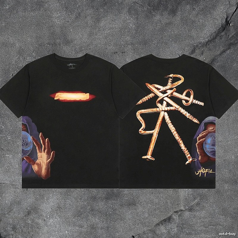 Denim Tears 2032-09 Black Style 3209 Graphic T-Shirt Travel Styling