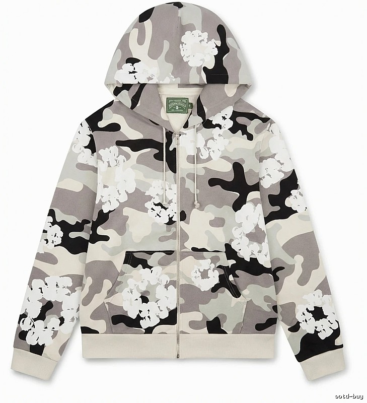 DENIM TEARS Camouflage Print Hoodie