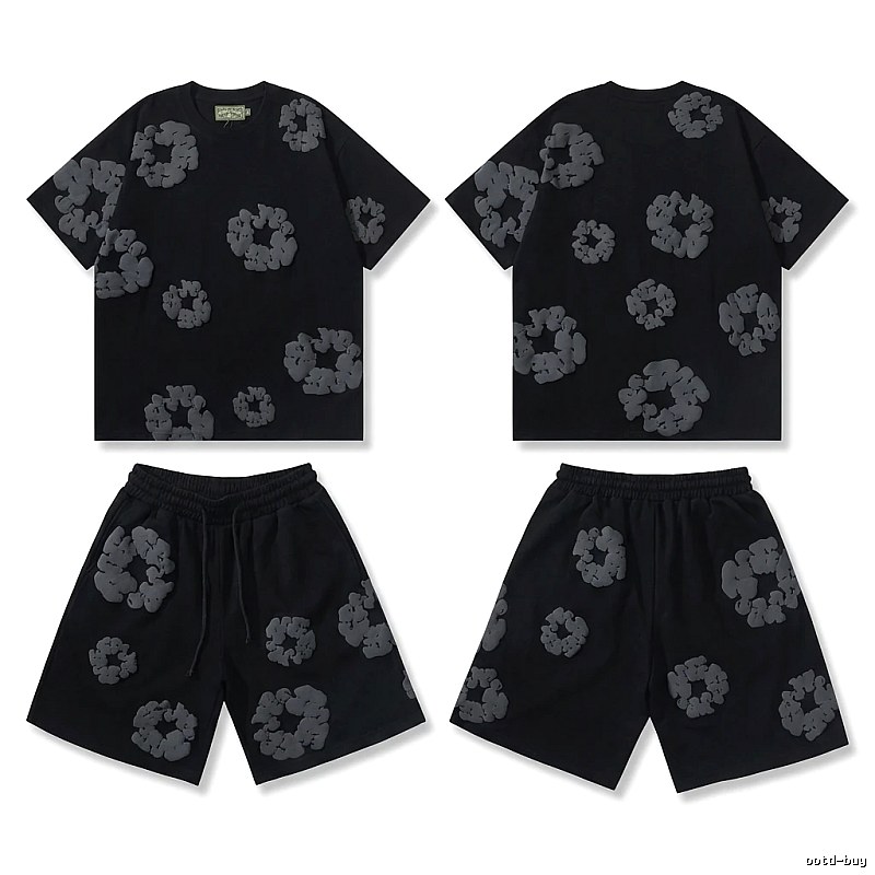 DENIM TEARS Printed Casual Black Suit
