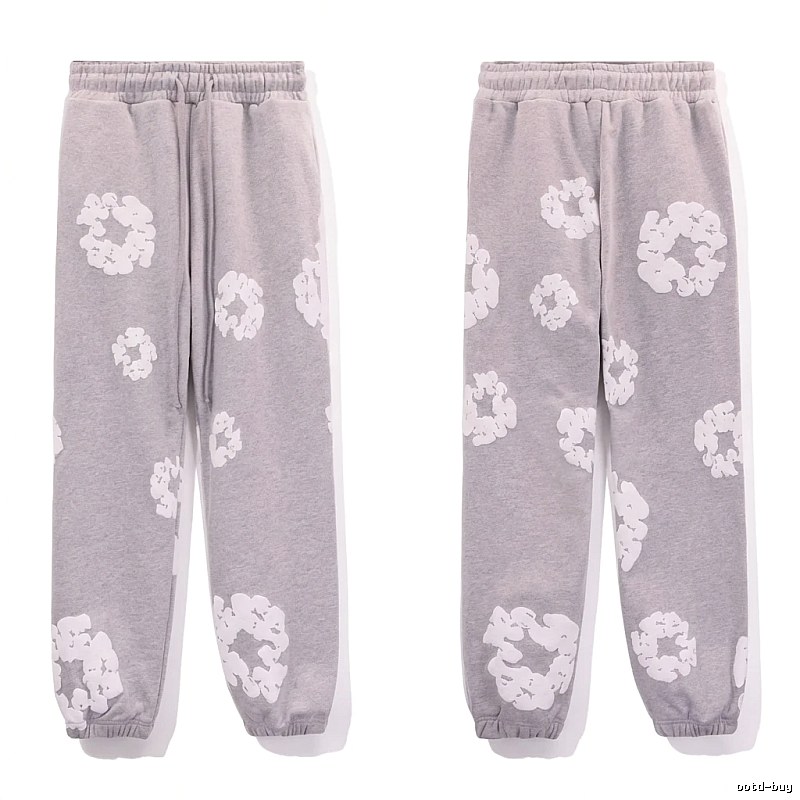 DENIM TEARS Printed Casual Grey Pants
