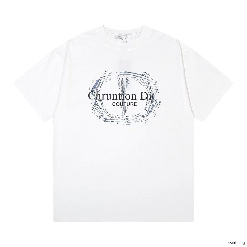 Dior Couture Trendy Style White Short-sleeve T-shirt