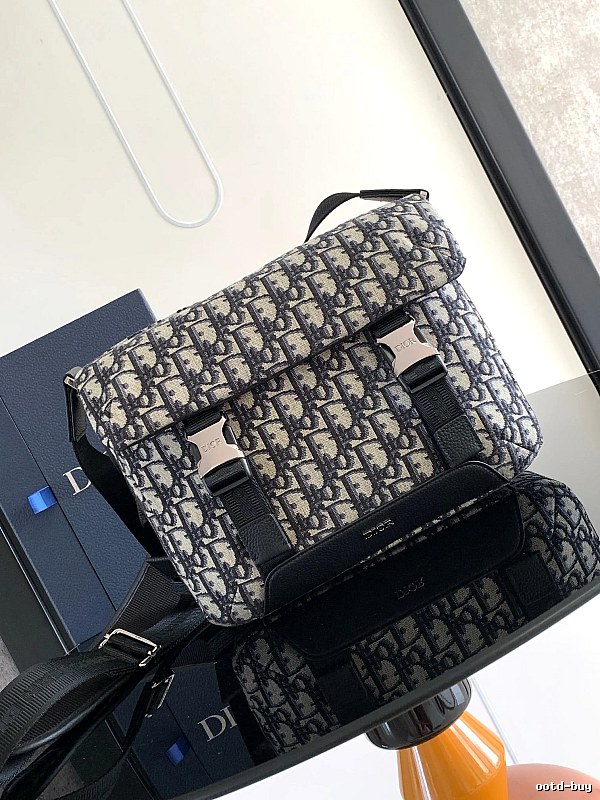 Dior Oblique backpack Blue Flap