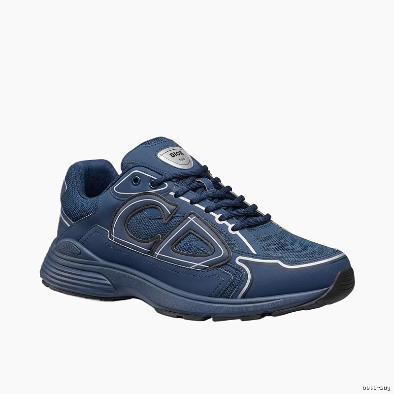 Dior retro-style blue sports shoes