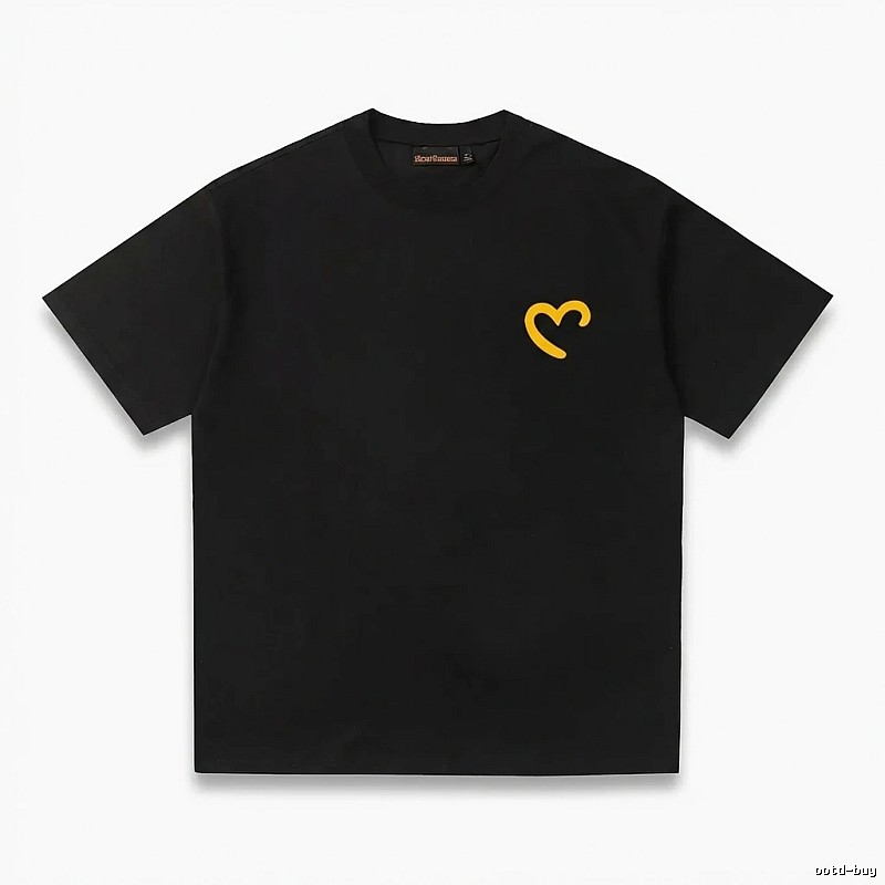 DREW Basic Style Simple Black T-shirt