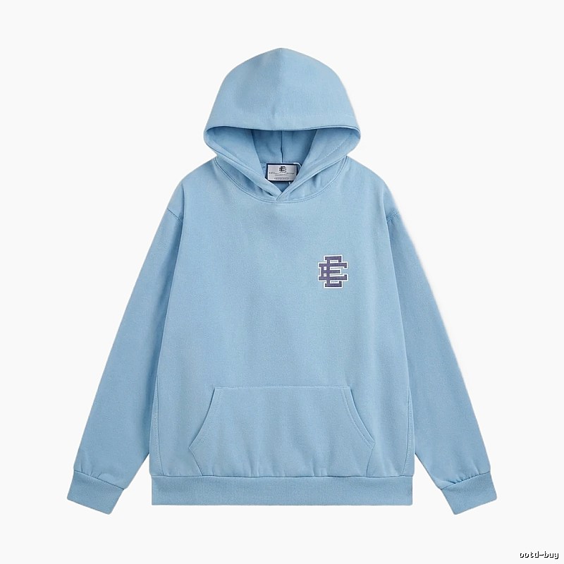 Eric Emanuel Classic Simple Style Blue Hoodie