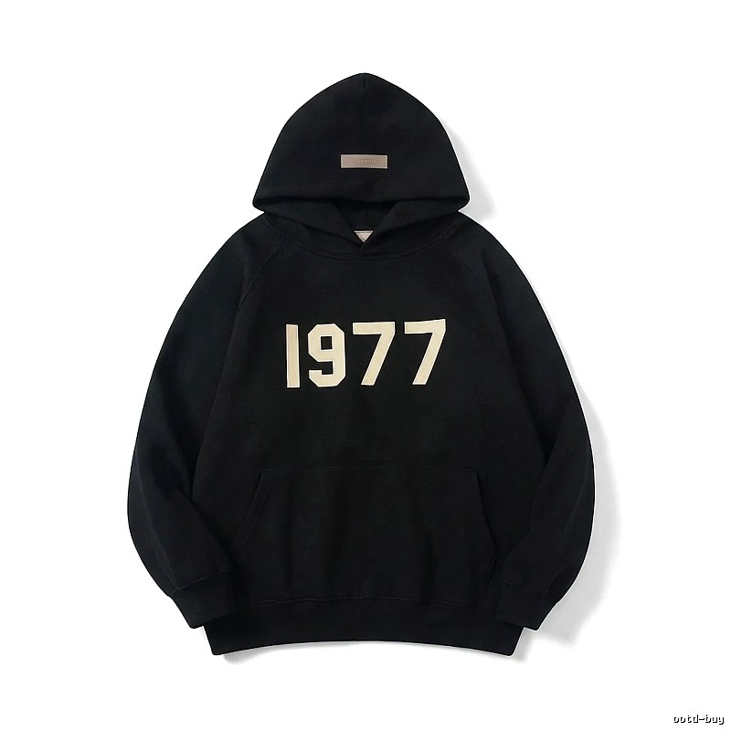 ESSENTIALS 1977 Series Black Sweatshirt