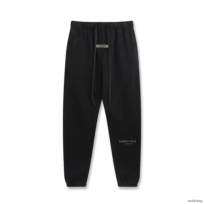 ESSENTIALS Basic Black Sweatpants