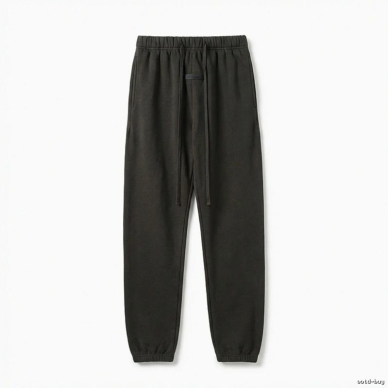 ESSENTIALS Basic Casual Black Pants