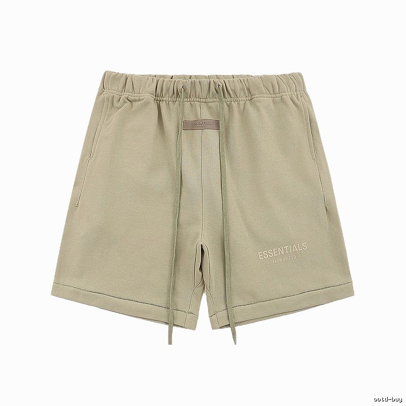ESSENTIALS Basic Khaki Shorts