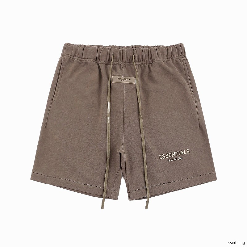 ESSENTIALS Basic Khaki Shorts