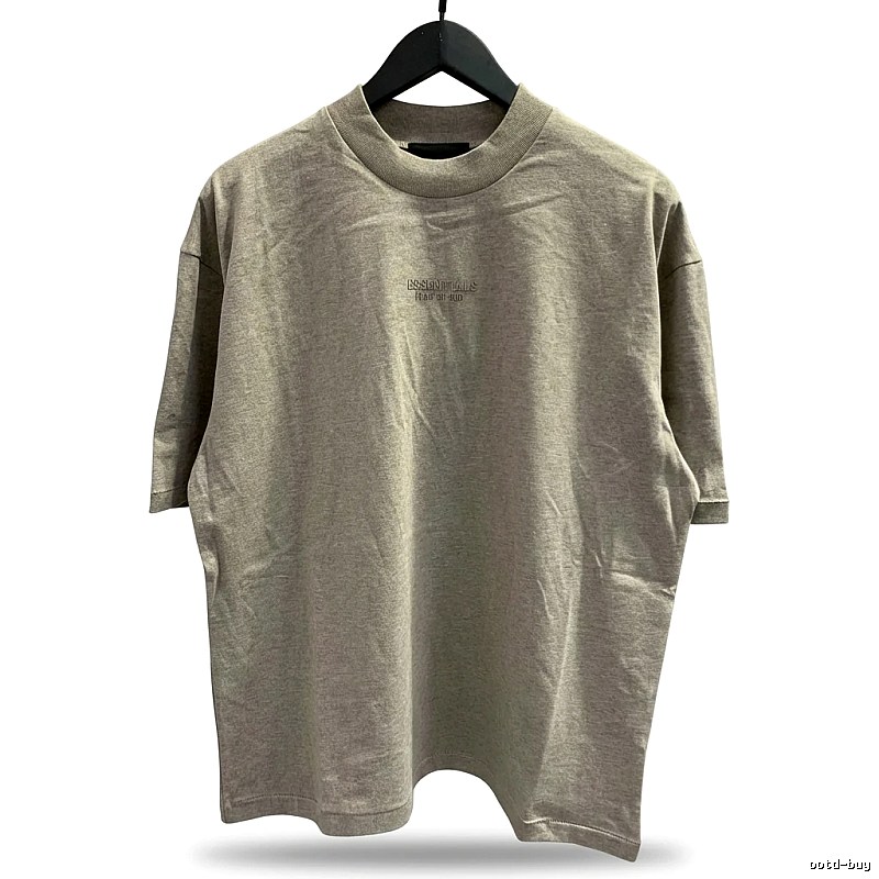 ESSENTIALS Basic Light Gray T-shirt