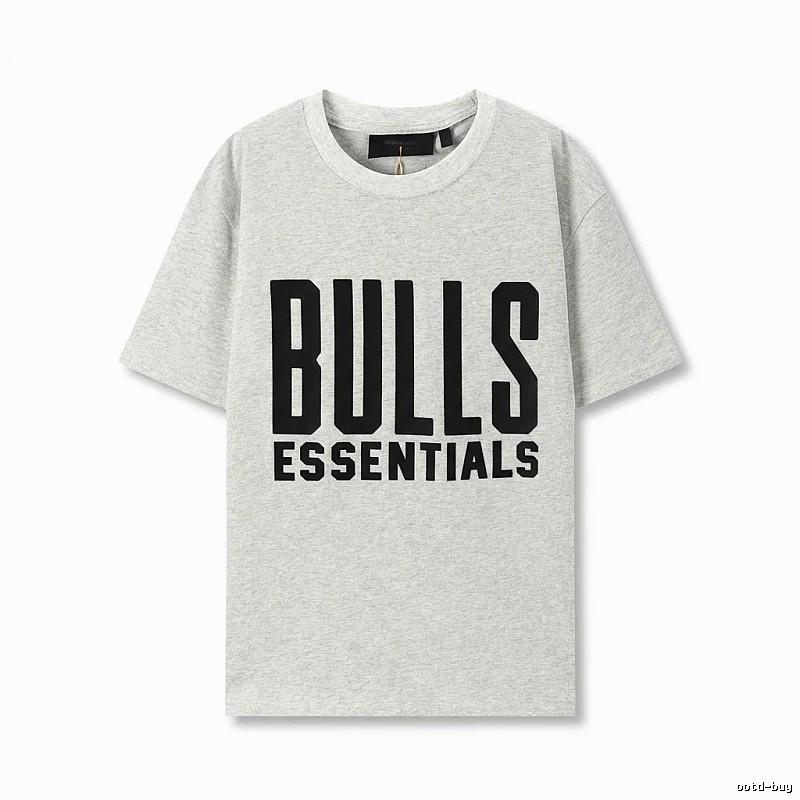 ESSENTIALS Bulls Style Grey T-shirt