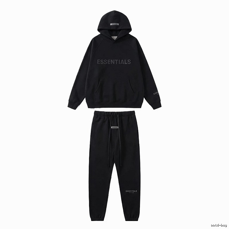 ESSENTIALS casual style black suit