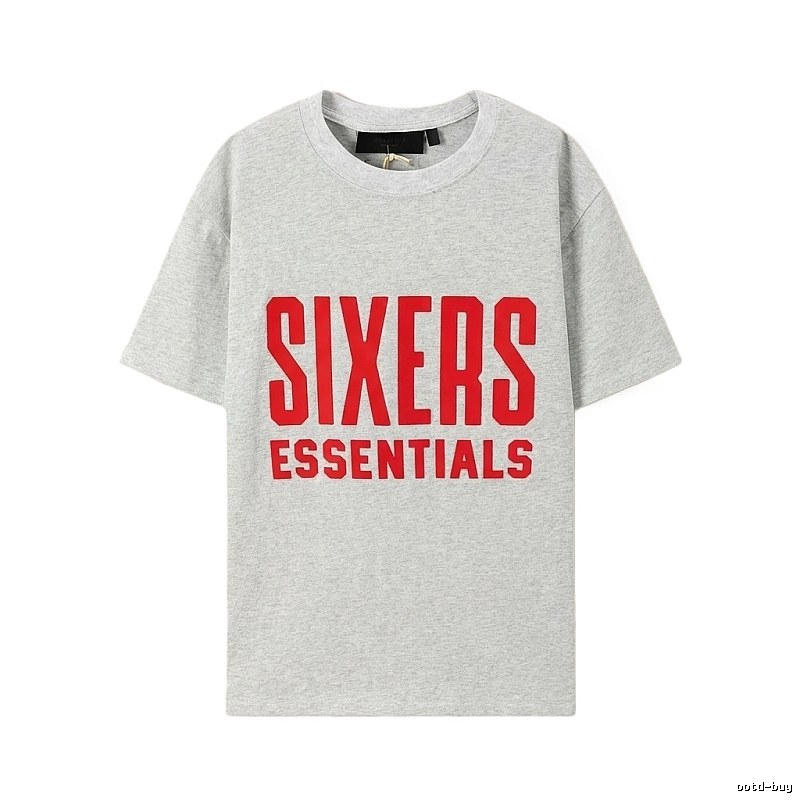 ESSENTIALS Grey Minimalist Style T-shirt