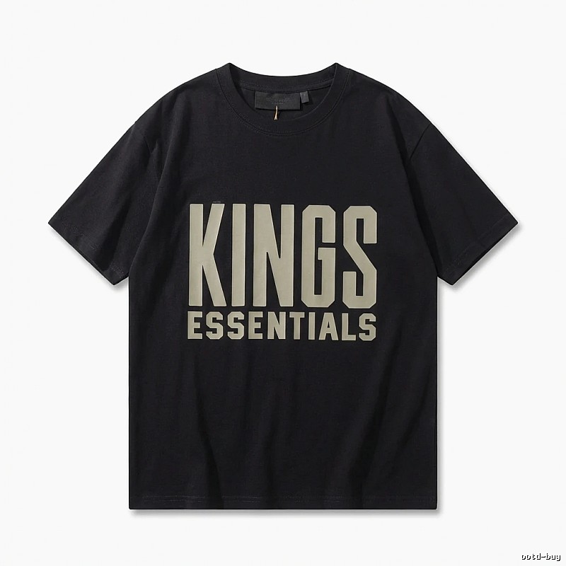 ESSENTIALS KINGS Style Black T - Shirt