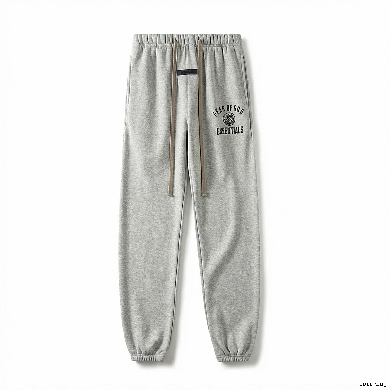 ESSENTIALS minimalist light gray sweatpants