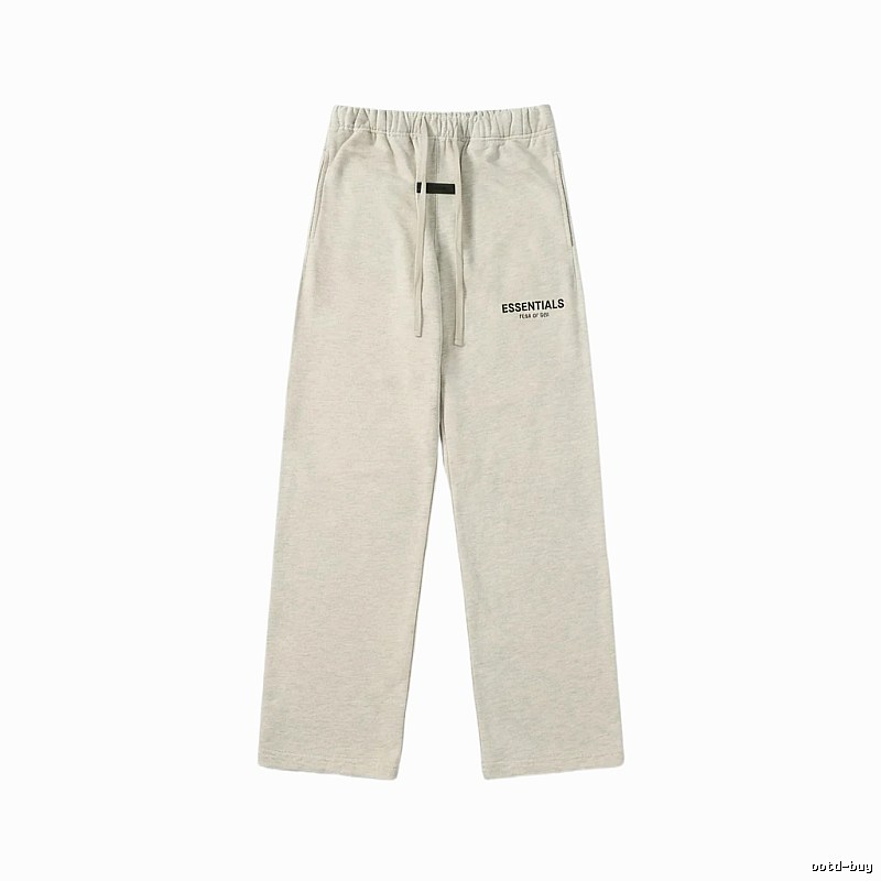 ESSENTIALS minimalist light gray sweatpants