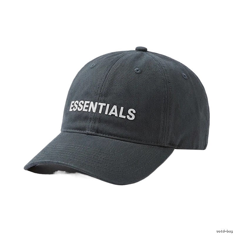 ESSENTIALS minimalist style dark gray hat