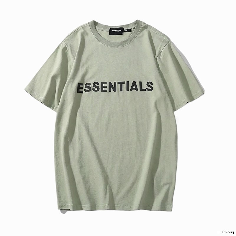 ESSENTIALS minimalist style light green T-shirt