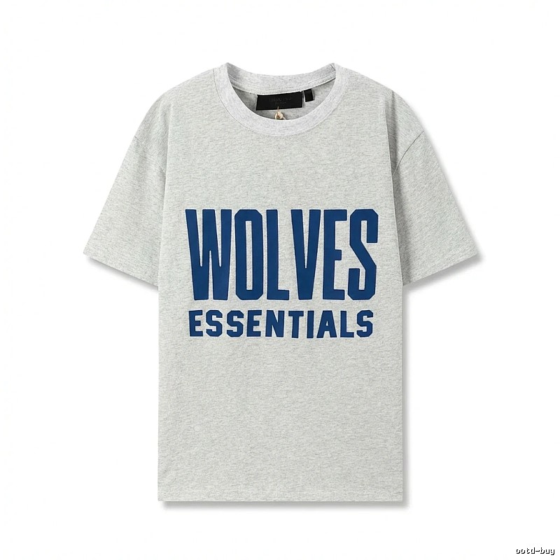 ESSENTIALS Simple Grey Short Sleeve