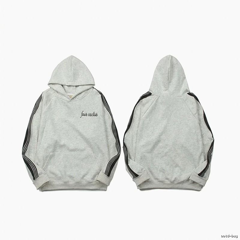 ESSENTIALS Trendy and Simple Style Grey Hoodie