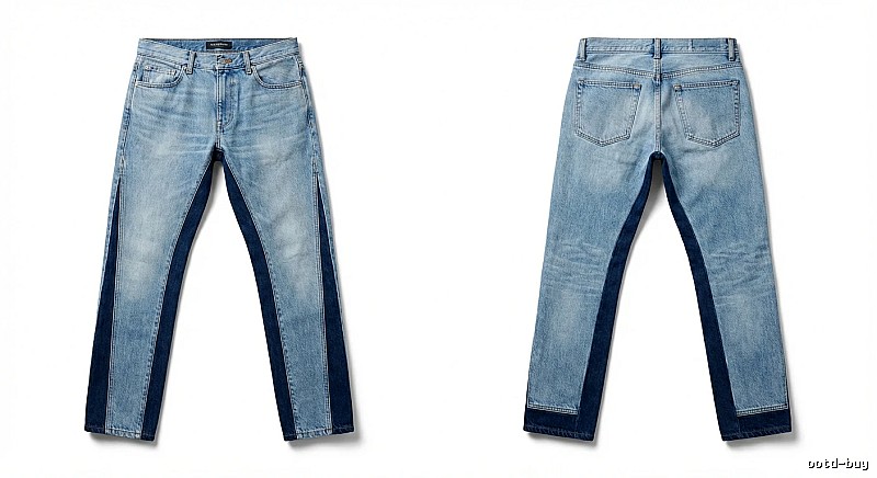 Gallery Dept. Color - Blocked Retro - Style Jeans