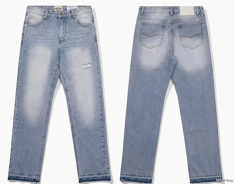 Gallery Dept. distressed light blue jeans