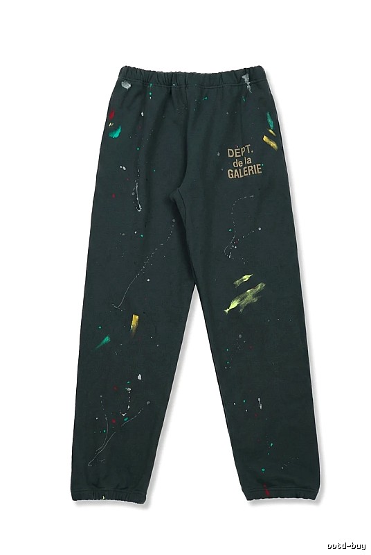 Gallery Dept Graffiti Style Black Trousers