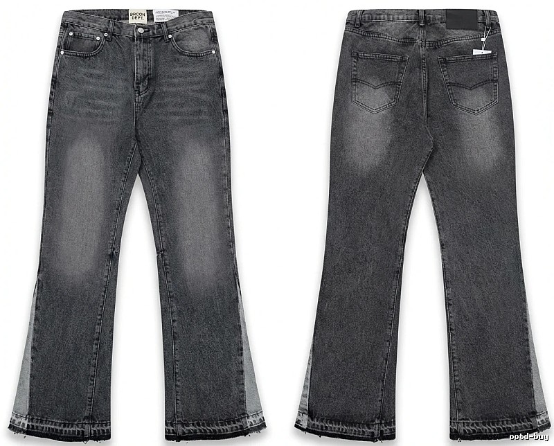 Gallery Dept. Ripped Retro Style Grey Pants